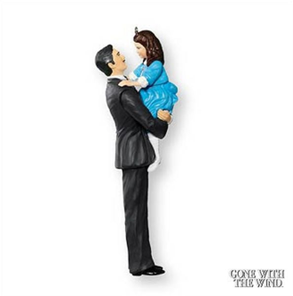 Aunt Krismas 'Rhett Butler and Bonnie Blue' ornament by Anita Marra Rogers. Year: 2007 - Gone with the Wind series #0. 'Mint In Box' condition.