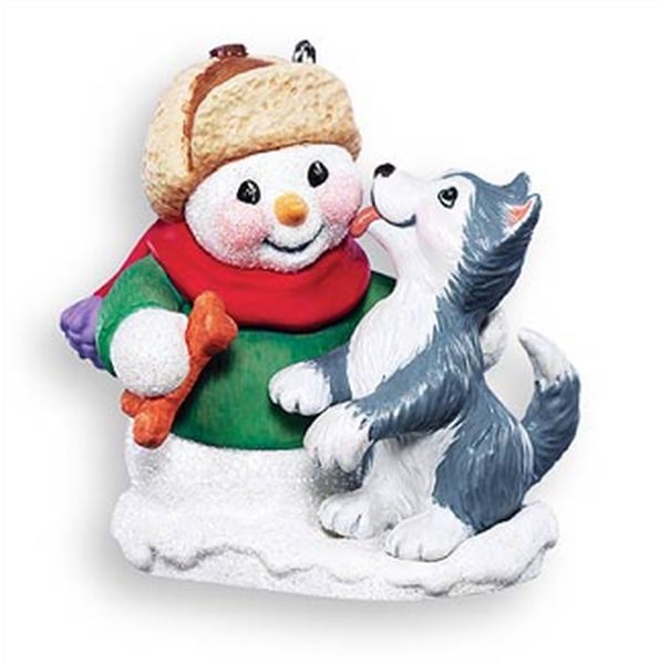Aunt Krismas 'Snow Buddies' ornament by Tammy Haddix. Year: 2007 - Snow Buddies series #10. 'Mint In Box' condition.