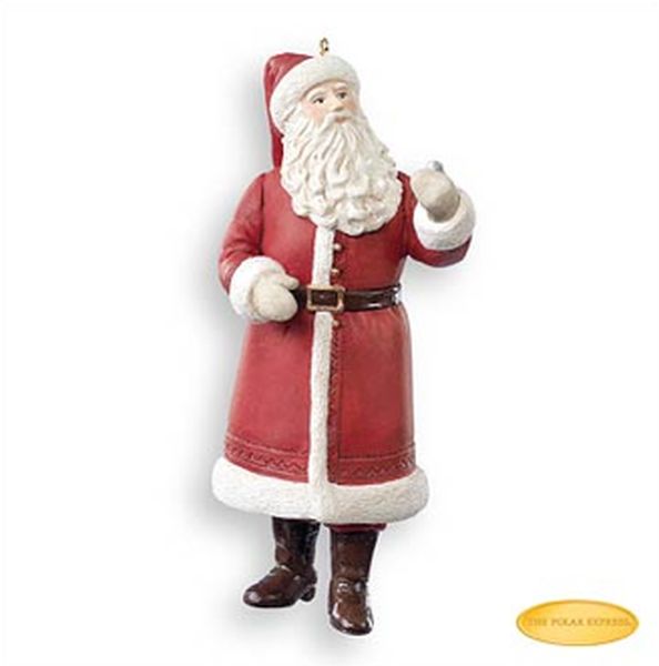 Aunt Krismas 'The First Gift of Christmas' ornament by Nina Aubé. Year: 2007 - The Polar Express series #0. 'Mint In Box' condition.