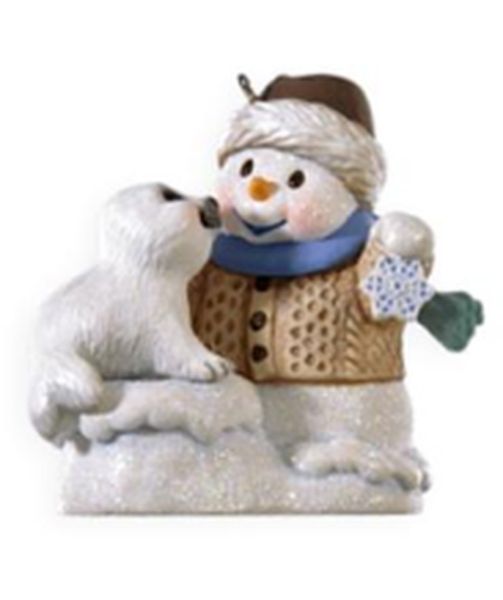 Aunt Krismas 'Snow Buddies' ornament by Tammy Haddix. Year: 2009 - Snow Buddies series #12. 'Mint In Box' condition.