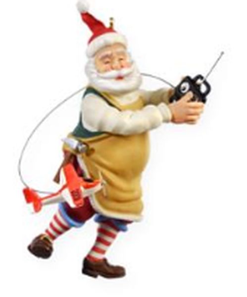 Aunt Krismas 'Toymaker Santa' ornament by Ken Crow. Year: 2009 - Toymaker Santa series #10. 'Mint In Box' condition.