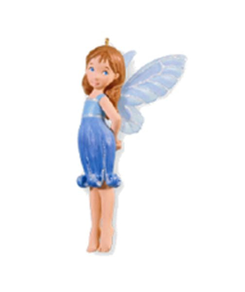 Aunt Krismas 'Bluebell Fairy' ornament by Kristina Kline-Gaughran. Year: 2010 - Fairy Messengers series #6. 'Mint In Box' condition.