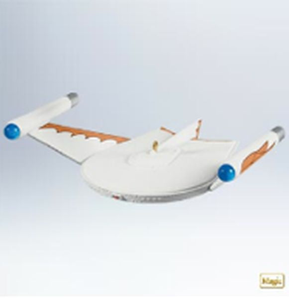 Aunt Krismas 'Romulan Bird of Prey' ornament by Lynn Norton. Year: 2011 - Star Trek Ships series #0. 'Mint In Box' condition.