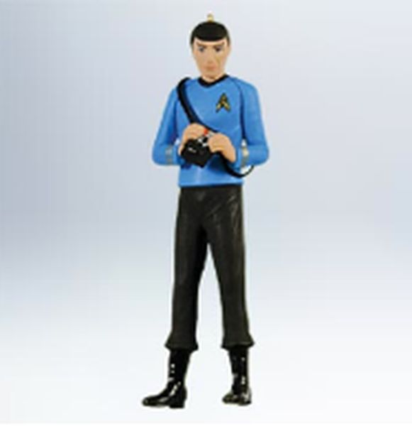 Aunt Krismas 'Spock' ornament by Anita Marra Rogers. Year: 2011 - Star Trek Legends series #2. 'Mint In Box' condition.