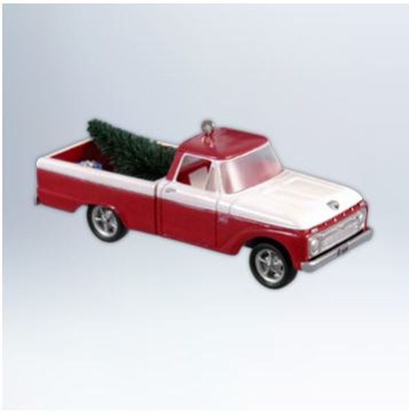 Aunt Krismas '1966 Ford F-100' ornament by Don Palmiter. Year: 2012 - All-American Trucks series #18. 'Mint In Box' condition.