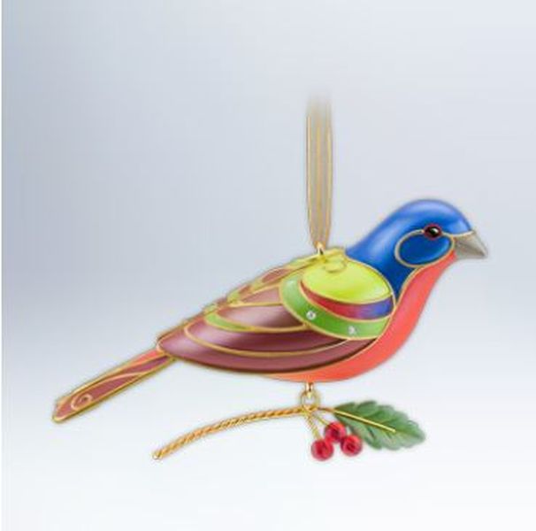 Aunt Krismas 'Beauty of Birds' ornament by Edythe Kegrize. Year: 2012 - Beauty of Birds series #8. 'Mint In Box' condition.