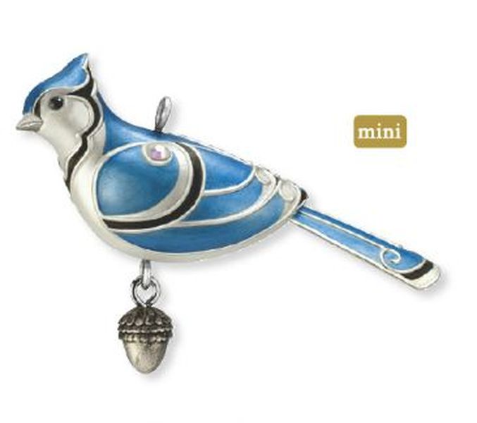 Aunt Krismas 'Blue Jay' ornament by Edythe Kegrize. Year: 2012 - N/A series #0. 'Mint In Box' condition.
