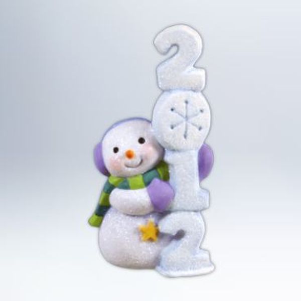 Aunt Krismas 'Frosty Fun Decade' ornament by Tammy Haddix. Year: 2012 - Frosty Fun Decade series #3. 'Mint In Box' condition.