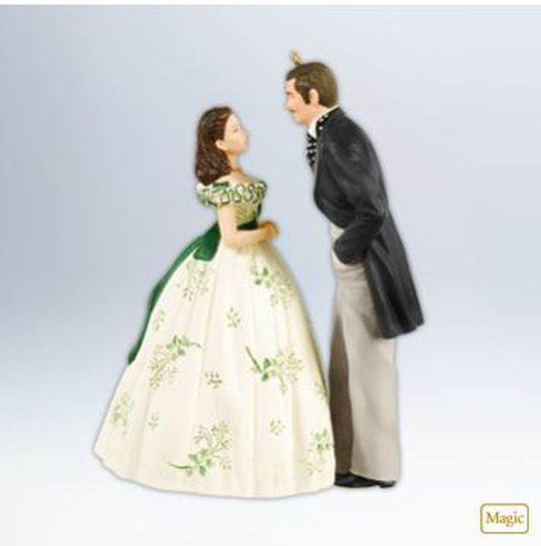 Aunt Krismas 'Scarlett Meets Her Match' ornament by Hallmark. Year: 2012 - Gone with the Wind series #0. 'Mint In Box' condition.