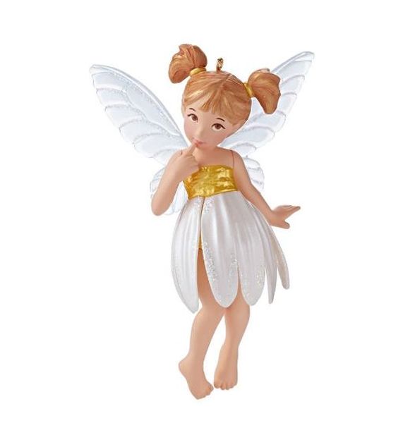 Aunt Krismas 'Daisy Fairy' ornament by Kristina Gaughran. Year: 2013 - Fairy Messengers series #9. 'Mint In Box' condition.