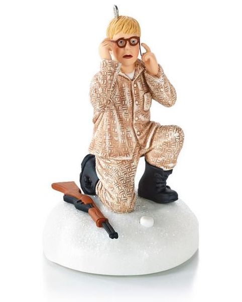 Aunt Krismas 'I Shot My Eye Out!' ornament by Hallmark. Year: 2013 - A Christmas Story  series #0. 'Mint In Box' condition.