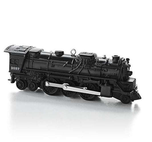 Aunt Krismas '2037 Steam Locomotive' ornament by Hallmark. Year: 2013 - Lionel Train series #18. 'Mint In Box' condition.