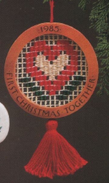 Aunt Krismas 'First Christmas Together' ornament by Hallmark. Year: 1985 - N/A series #0. 'Mint In Box' condition.