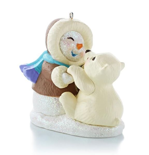 Aunt Krismas 'Snow Buddies' ornament by Tammy Haddix. Year: 2013 - Snow Buddies series #16. 'Mint In Box' condition.