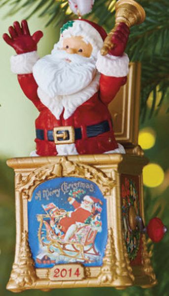 Aunt Krismas 'Santa Certified' ornament by Ken Crow. Year: 2014 - Santa Certified series #2. 'Mint In Box' condition.