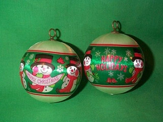 Aunt Krismas 'Happy The Snowman' ornament by Hallmark. Year: 1976 - N/A series #0. 'No Box' condition.