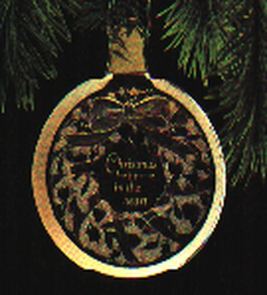 Aunt Krismas 'Love Wreath' ornament by LaDene Votruba. Year: 1985 - N/A series #0. 'No Box' condition.