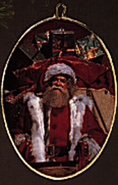 Aunt Krismas 'Santa Claus' ornament by Hallmark. Year: 1985 - N/A series #0. 'Mint In Box' condition.