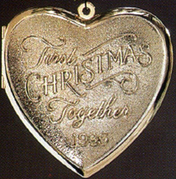 Aunt Krismas 'First Christmas Together' ornament by Hallmark. Year: 1986 - N/A series #0. 'No Box' condition.