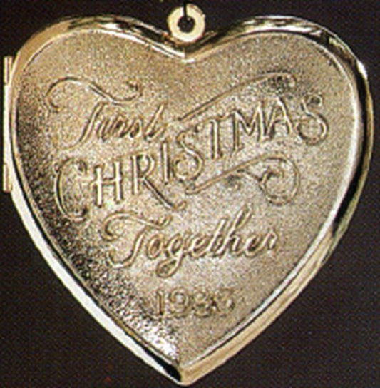 Aunt Krismas 'First Christmas Together' ornament by Hallmark. Year: 1986 - N/A series #0. 'No Box' condition.