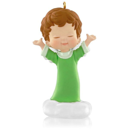 Aunt Krismas 'Holly' ornament by Robert Chad. Year: 2015 - Mary's Angels series #28. 'Mint In Box' condition.