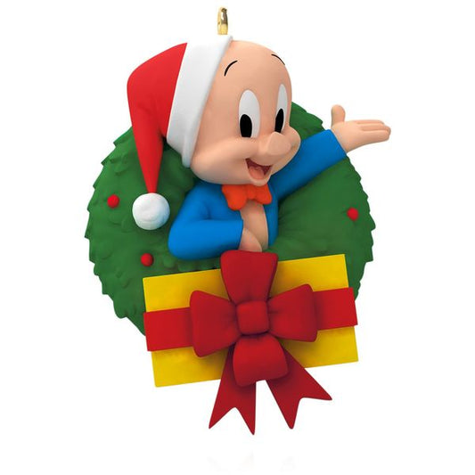 Aunt Krismas 'Merry Christmas, Folks!' ornament by Hallmark. Year: 2015 - Looney Tunes  series #0. 'Mint In Box' condition.