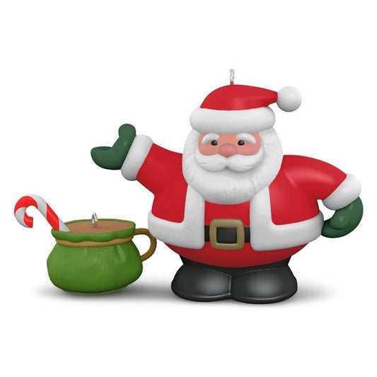 Aunt Krismas 'Tea Time!' ornament by Tracy Larsen. Year: 2016 - Team Time! series #1. 'Mint In Box' condition.