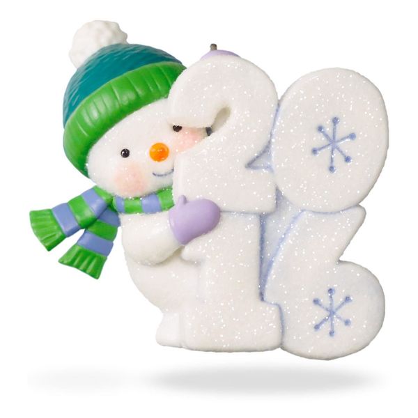 Aunt Krismas 'Frosty Fun Decade' ornament by Tammy Haddix. Year: 2016 - Frosty Fun Decade series #7. 'Mint In Box' condition.