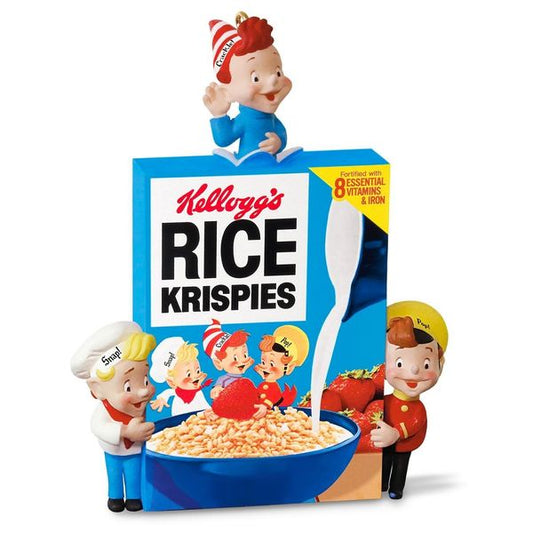 Aunt Krismas 'Snap, Crackle & Pop' ornament by Robert Chad. Year: 2016 - N/A series #0. 'Mint In Box' condition.