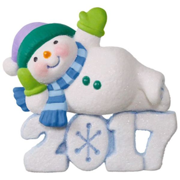 Aunt Krismas 'Frosty Fun Decade' ornament by Tammy Haddix. Year: 2017 - Frosty Fun Decade series #8. 'Mint In Box' condition.