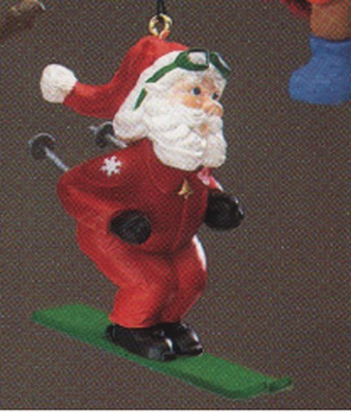 Aunt Krismas 'Hot Dogger' ornament by Duane Unruh. Year: 1987 - N/A series #0. 'Mint In Box' condition.