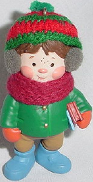 Aunt Krismas 'Let It Snow' ornament by Hallmark. Year: 1987 - N/A series #0. 'Mint In Box' condition.