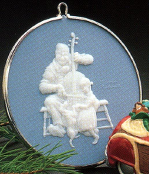 Aunt Krismas 'The Christmas Dance' ornament by Don Palmiter. Year: 1987 - Norman Rockwell series #8. 'No Box' condition.