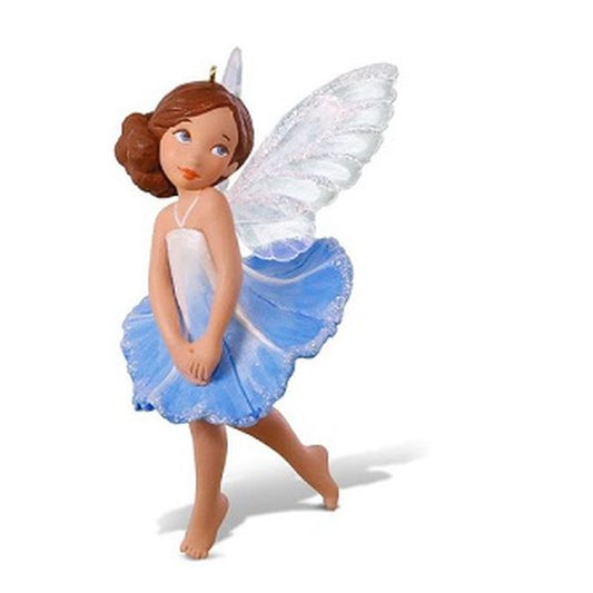 Aunt Krismas 'Morning Glory Fairy' ornament by Kristina Gaughran. Year: 2018 - Fairy Messengers series #14. 'Mint In Box' condition.