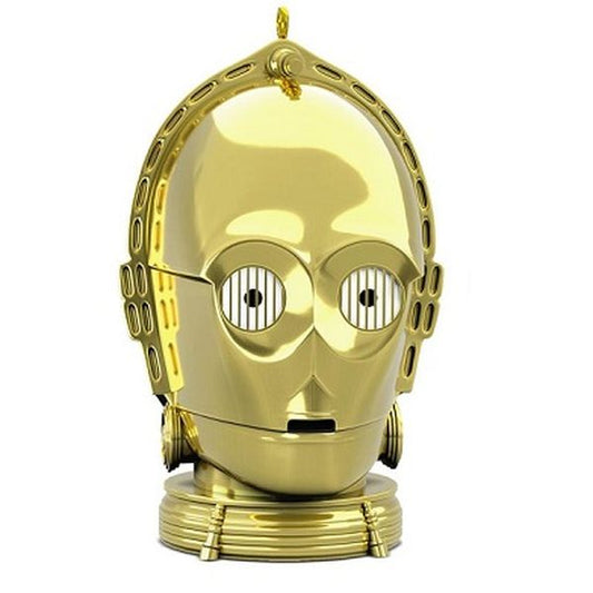 Aunt Krismas 'C-3PO' ornament by Orville Wilson. Year: 2018 - Star Wars  series #0. 'Mint In Box' condition.