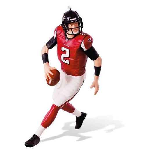 Aunt Krismas 'Matt Ryan' ornament by Hallmark. Year: 2018 - Football Legends series #24. 'Mint In Box' condition.