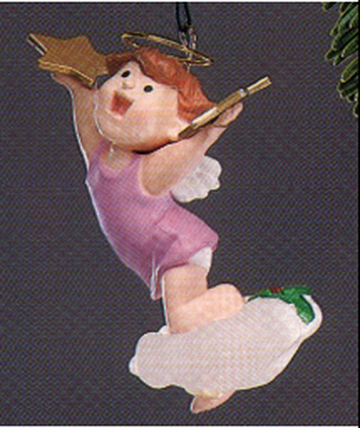 Aunt Krismas 'Cymbals of Christmas' ornament by Donna Lee. Year: 1988 - Donna Lee Angels  series #0. 'Mint In Box' condition.
