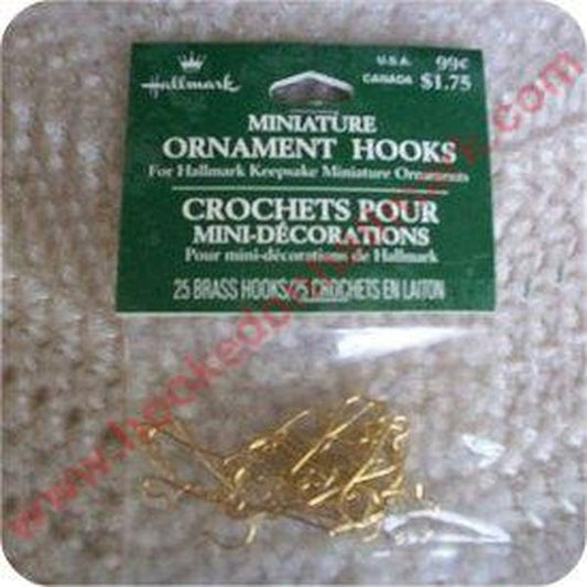 Aunt Krismas 'Miniature Ornament Hooks' ornament by Hallmark. Year: 1988 - N/A series #0. 'Mint In Box' condition.