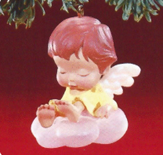 Aunt Krismas 'Buttercup' ornament by Mary Hamilton, Robert Chad. Year: 1988 - Mary's Angels series #1. 'Mint In Box' condition.