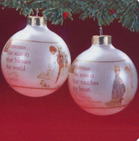 Aunt Krismas 'Norman Rockwell: Xmas Scenes' ornament by Joyce Lyle. Year: 1988 - N/A series #0. 'No Price Tag' condition.