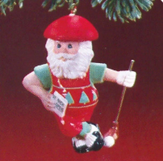 Aunt Krismas 'Par for Santa' ornament by Bob Siedler. Year: 1988 - Golf  series #0. 'No Box' condition.
