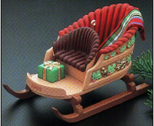 Aunt Krismas 'Sleighful Of Dreams' ornament by Linda Sickman. Year: 1988 - N/A series #0. 'Mint In Box' condition.