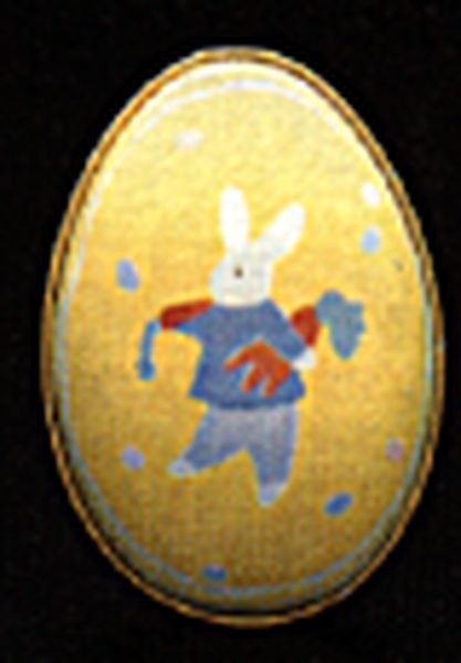 Aunt Krismas 'Bunny & Carrot' ornament by Hallmark. Year: 1988 - N/A series #0. 'Mint In Box' condition.