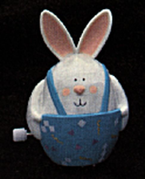 Aunt Krismas 'Rabbit On Wheels' ornament by Hallmark. Year: 1988 - N/A series #0. 'Mint In Box' condition.