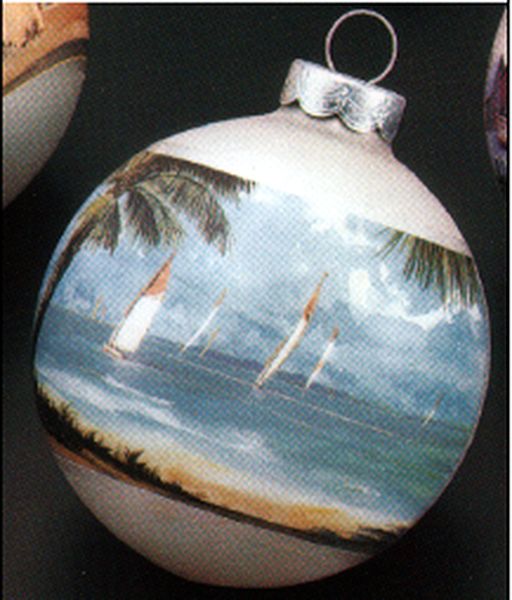 Aunt Krismas 'Seashore' ornament by Hallmark. Year: 1977 - N/A series #0. 'No Box' condition.