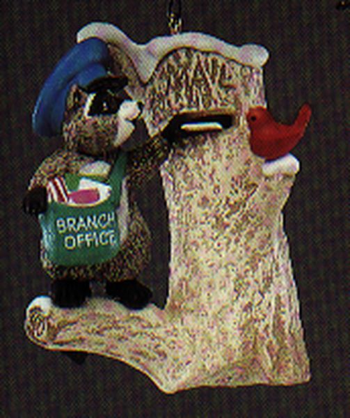 Aunt Krismas 'Mail Call' ornament by Ed Seale. Year: 1989 - N/A series #0. 'No Box' condition.