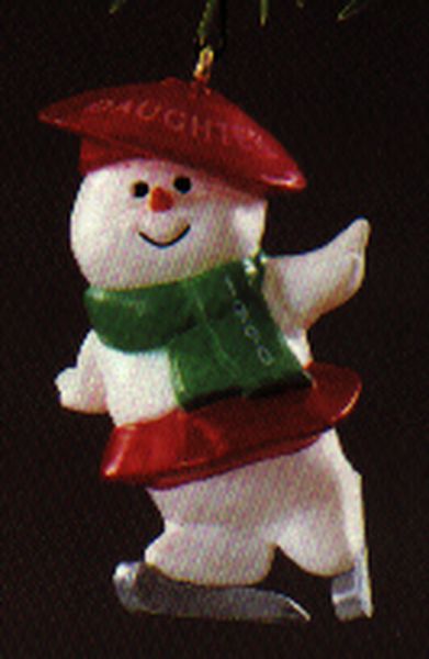Aunt Krismas 'Daughter' ornament by Bob Siedler. Year: 1990 - N/A series #0. 'No Box' condition.