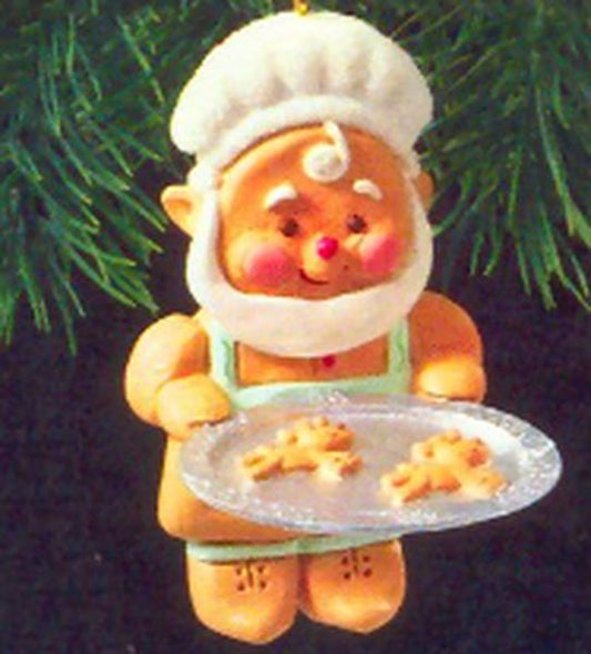 Aunt Krismas 'Gingerbread Elf' ornament by Peter Dutkin. Year: 1990 - N/A series #0. 'No Box' condition.