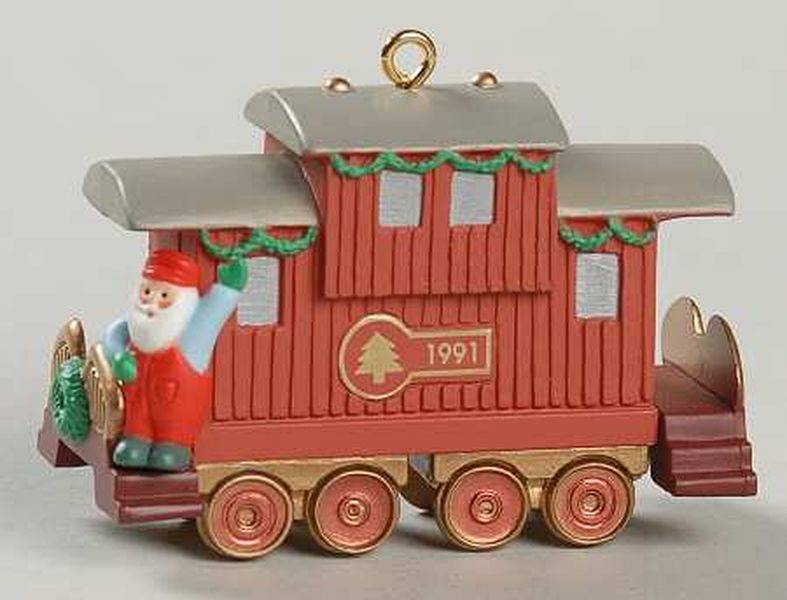 Aunt Krismas 'Claus & Co. RR - Caboose' ornament by Don Palmiter. Year: 1991 - N/A series #0. 'Mint In Box' condition.