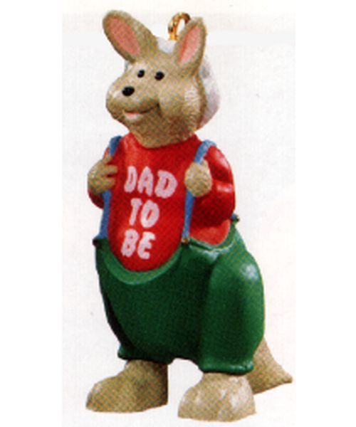 Aunt Krismas 'Dad-to-Be' ornament by Julia Lee. Year: 1991 - N/A series #0. 'No Box' condition.